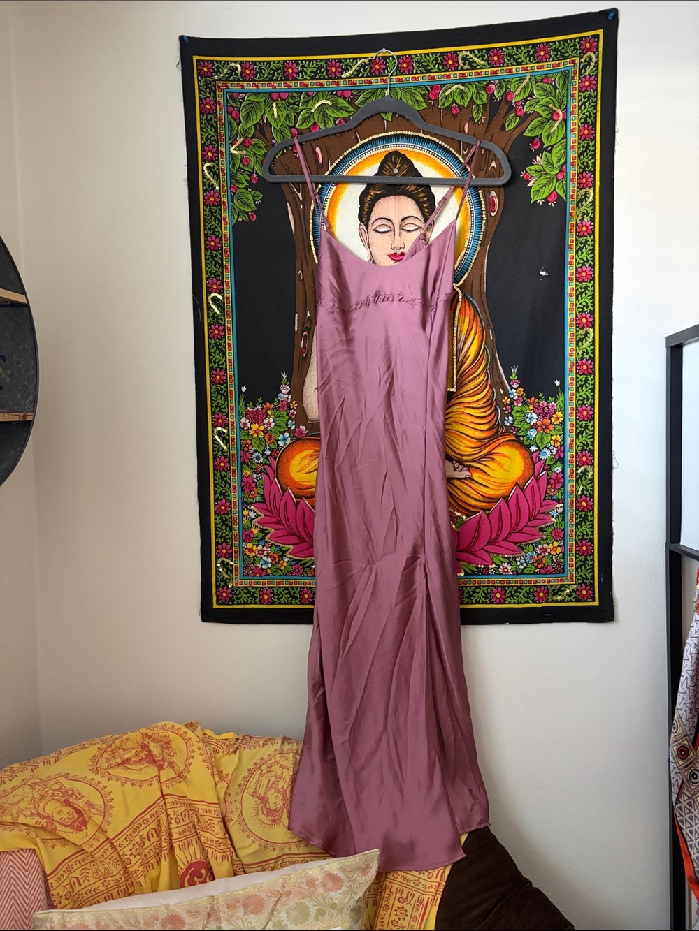 Free People Dusty Rose Slip Maxi Dress